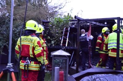 Weilheim: Gartenhaus Brennt Nieder 